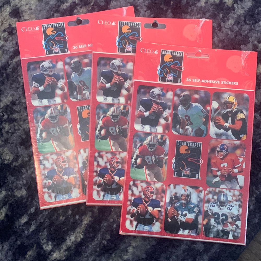 Vintage NFL Legends Stickers